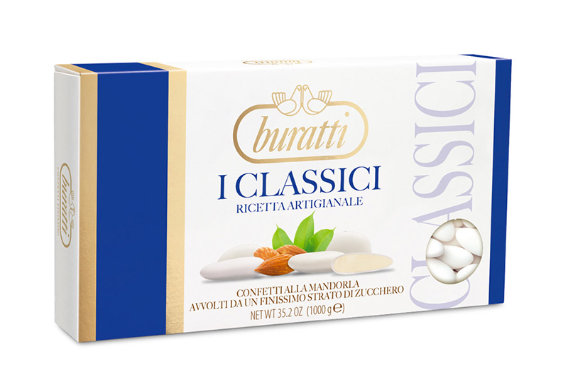 BURATTI Confetti cioccolato celeste Kg. 1