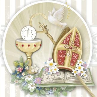 Bigliettini Comunione/Cresima  - Set da 5 pezzi