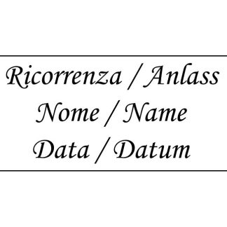 Personalizza Bigliettino