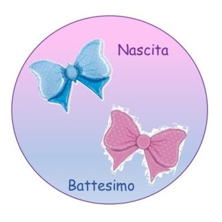 Bigliettini Nascita/Battesimo - Set da 5 pezzi