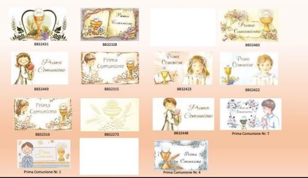 Bigliettini Comunione/Cresima  - Set da 5 pezzi – Bild 3
