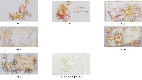 Bigliettini Comunione/Cresima  - Set da 5 pezzi – Bild 4