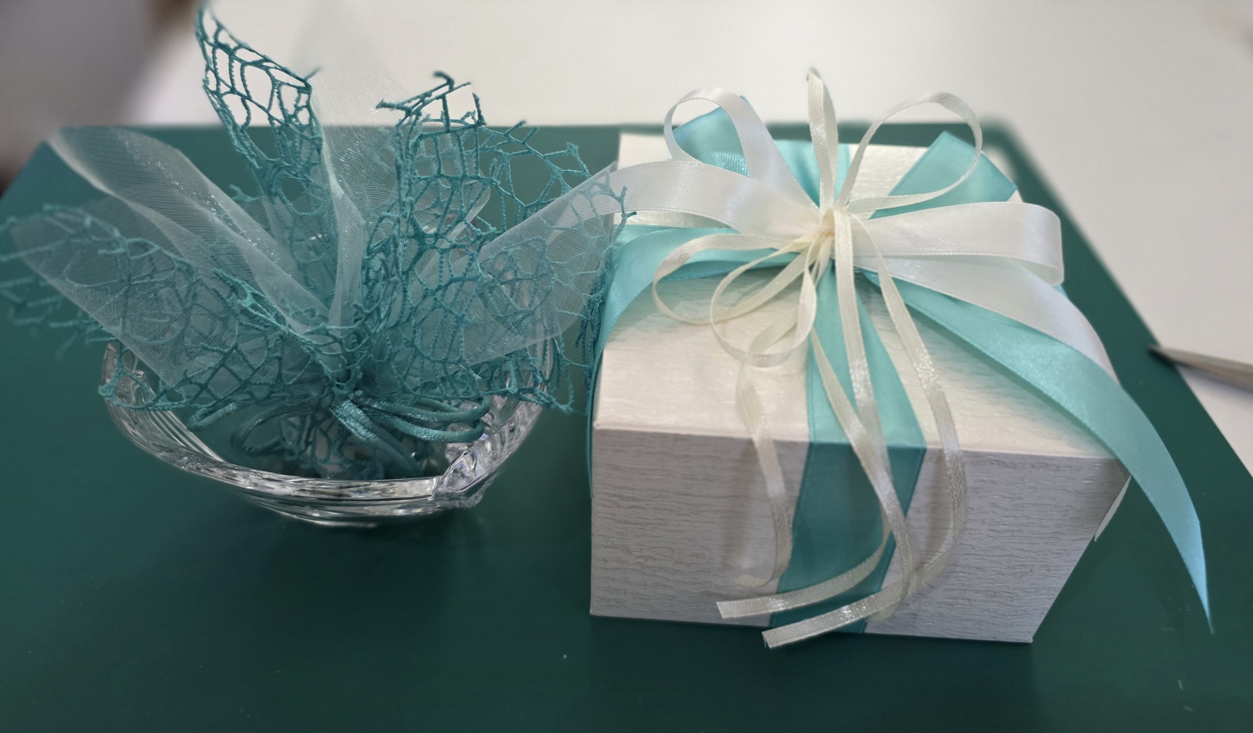 Coppetta in vetro triangolare